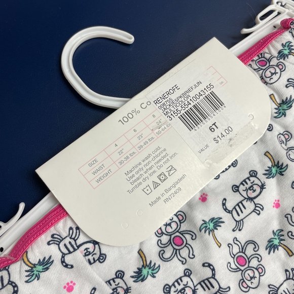 NWT Rene Rofe Underwear Set - Girls Size 4 or Size 6 - Picture 10 of 10